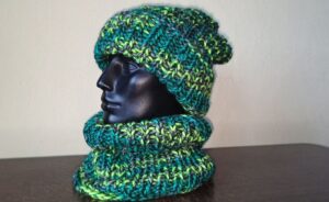 czapka i komin na drutach kurs online